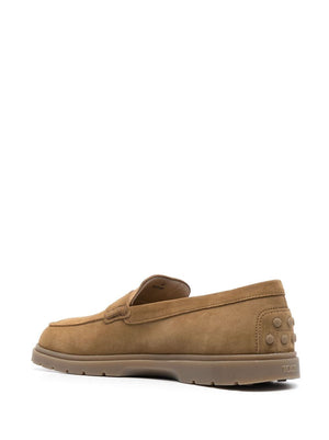 TOD'S Suede Slip-On Loafers for Men