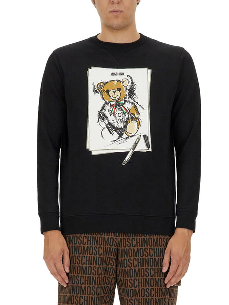 MOSCHINO COUTURE Teddy Sweatshirt - Regular Fit for Men