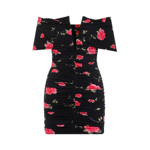 MAGDA BUTRYM Black Printed Dress for Women - SS24 Collection