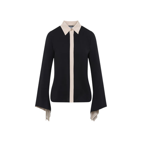 MAX MARA Bicolor Silk Shirt