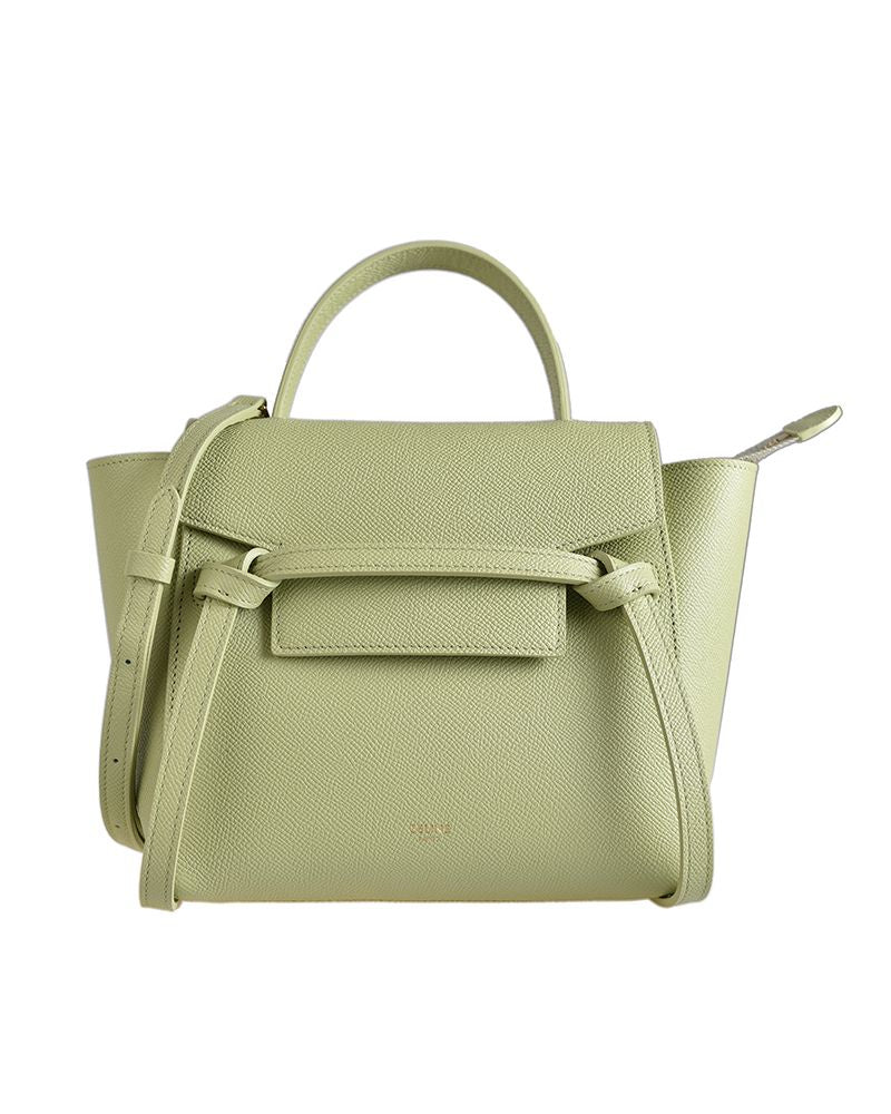 CELINE Green Top-Handle Tote for Women - SS22 Collection
