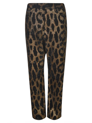 Philipp Plein Sophisticated Brown Trousers