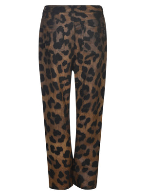 Philipp Plein Sophisticated Brown Trousers