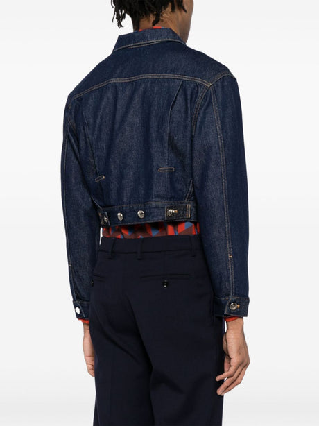 VIVIENNE WESTWOOD Cropped Indigo Denim Jacket