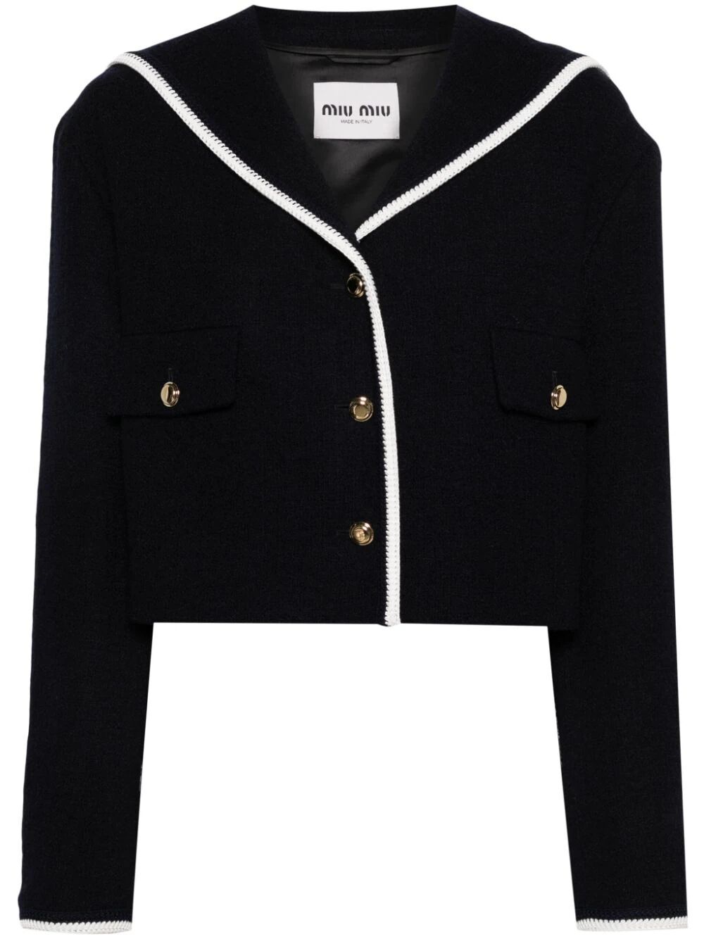 MIUMIU Men's Tailored Tweed Blazer