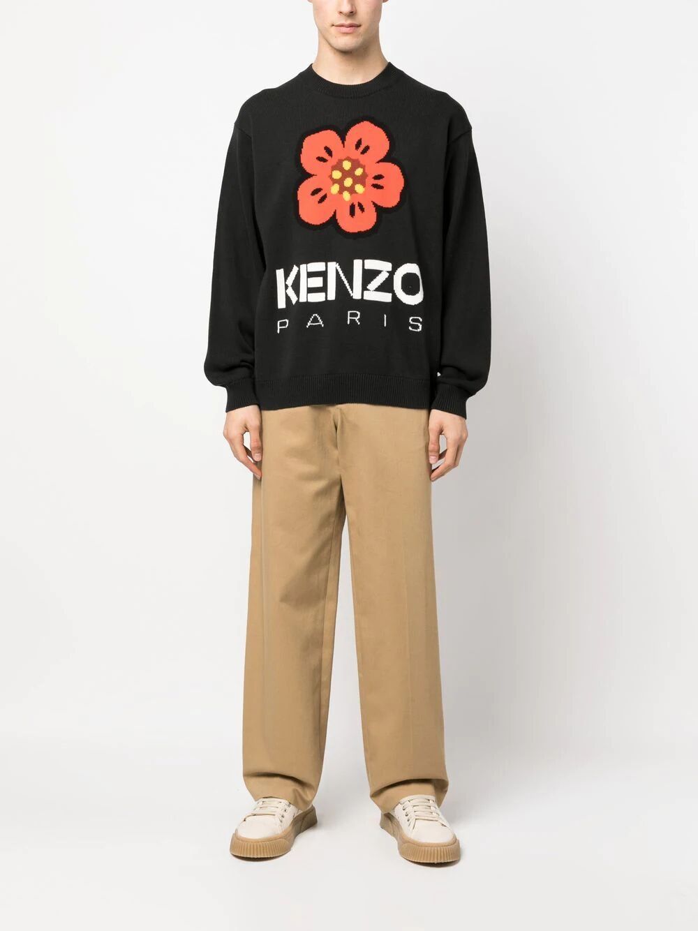 KENZO Men's Black 24SS Long Tops for a Sophisticated Look