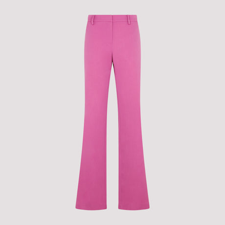 MAGDA BUTRYM Pink and Purple Wool and Silk Blend Pants for Women