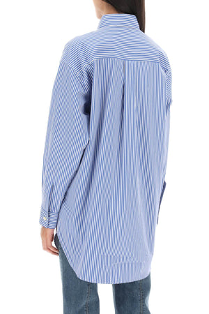 ETRO Women's Striped Poplin Shirt in Mixed Colours for FW23