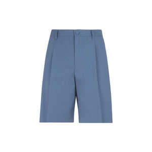 DIOR HOMME Classic Blue Chino Shorts for Men - FW21 Collection