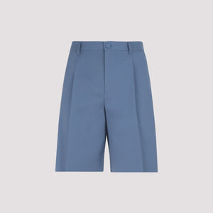 DIOR HOMME Classic Blue Chino Shorts for Men - FW21 Collection