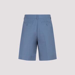 DIOR HOMME Classic Blue Chino Shorts for Men - FW21 Collection