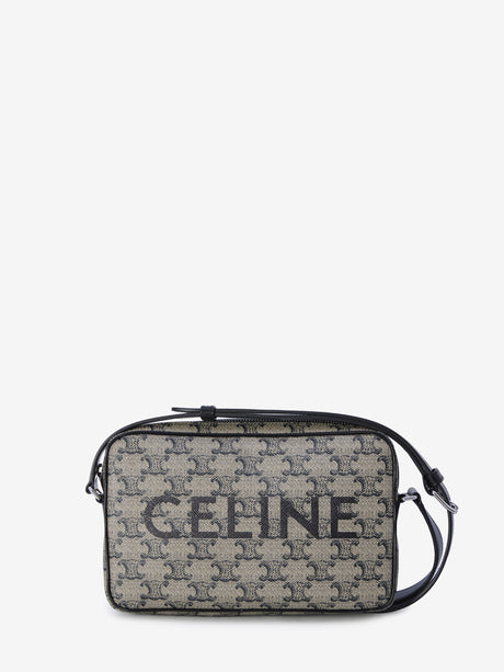 CELINE Coated Fabric Shoulder Handbag (23 cm x 14.5 cm)