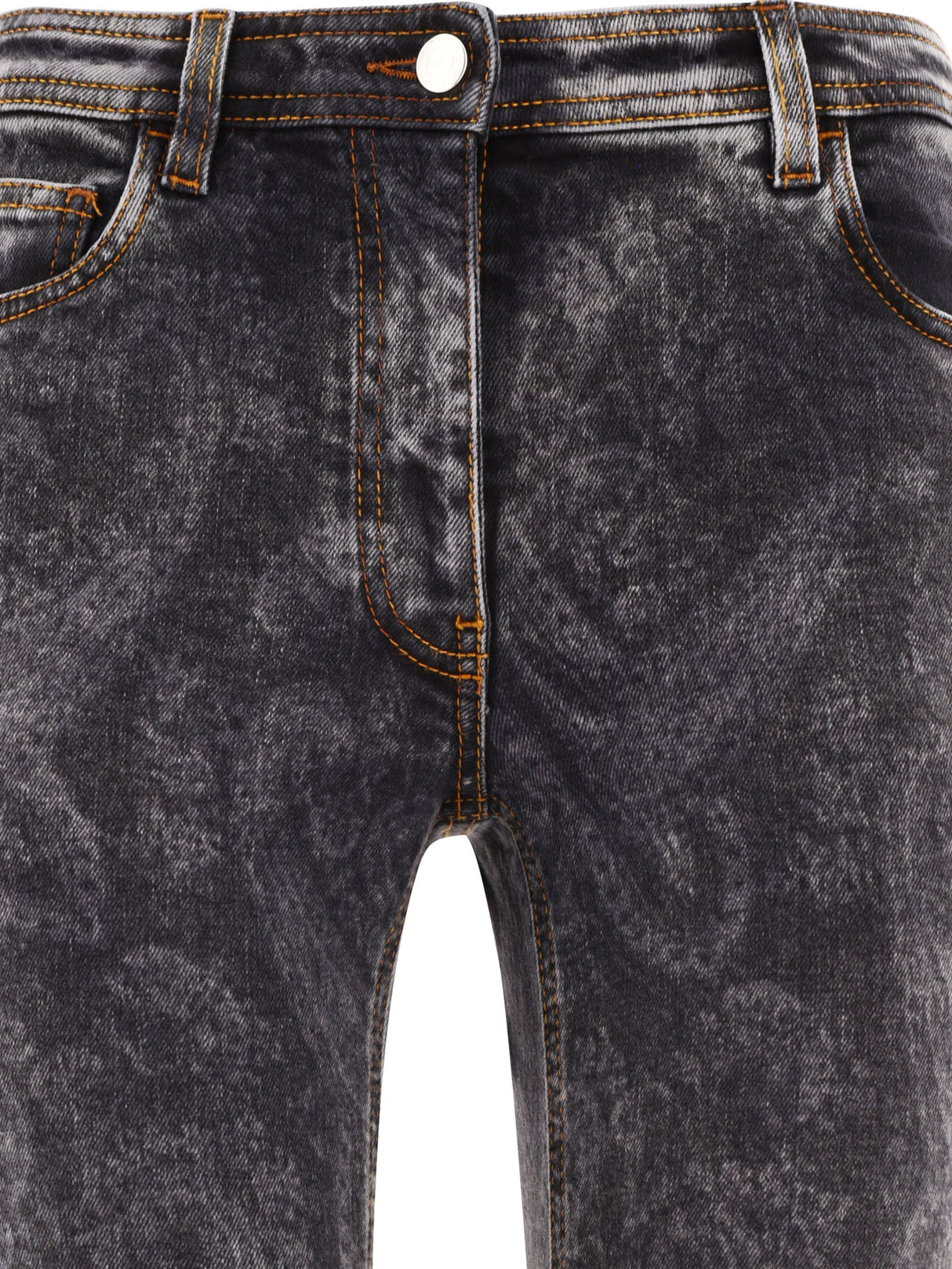 ETRO Grey Skinny Paisley Jeans for Women - FW23