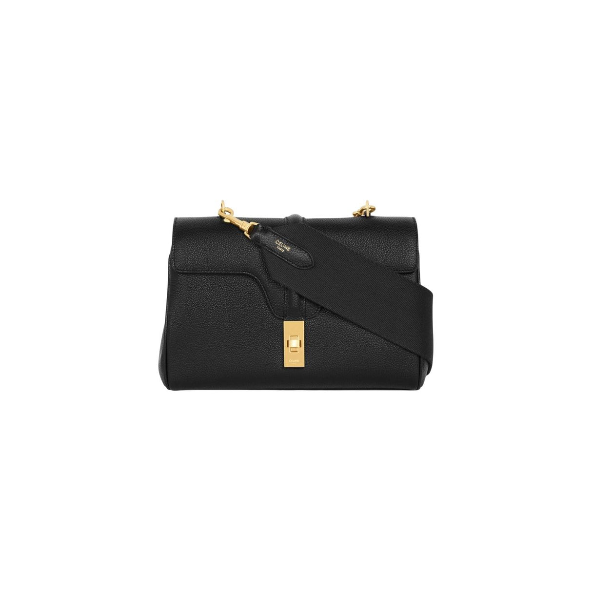 CELINE Soft 16 Mini Supple Grain Calfskin Shoulder Bag