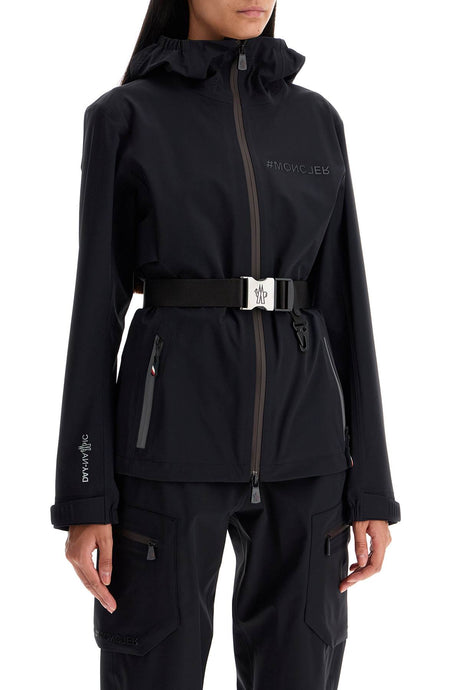 MONCLER GRENOBLE Lightweight Hooded Shell Jacket for Women - Size 1