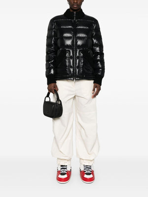 MONCLER Elegant Short Down Jacket in Black