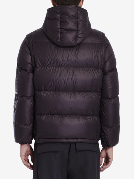 MONCLER Versatile 2-in-1 Down Jacket with Detachable Hood and Sleeves