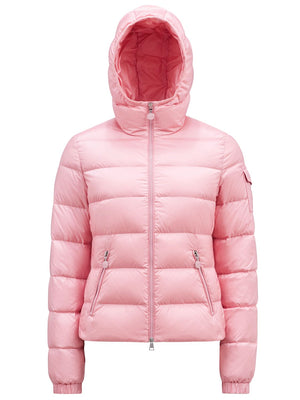 MONCLER Pink Short Down Jacket for Women - SS24 Collection
