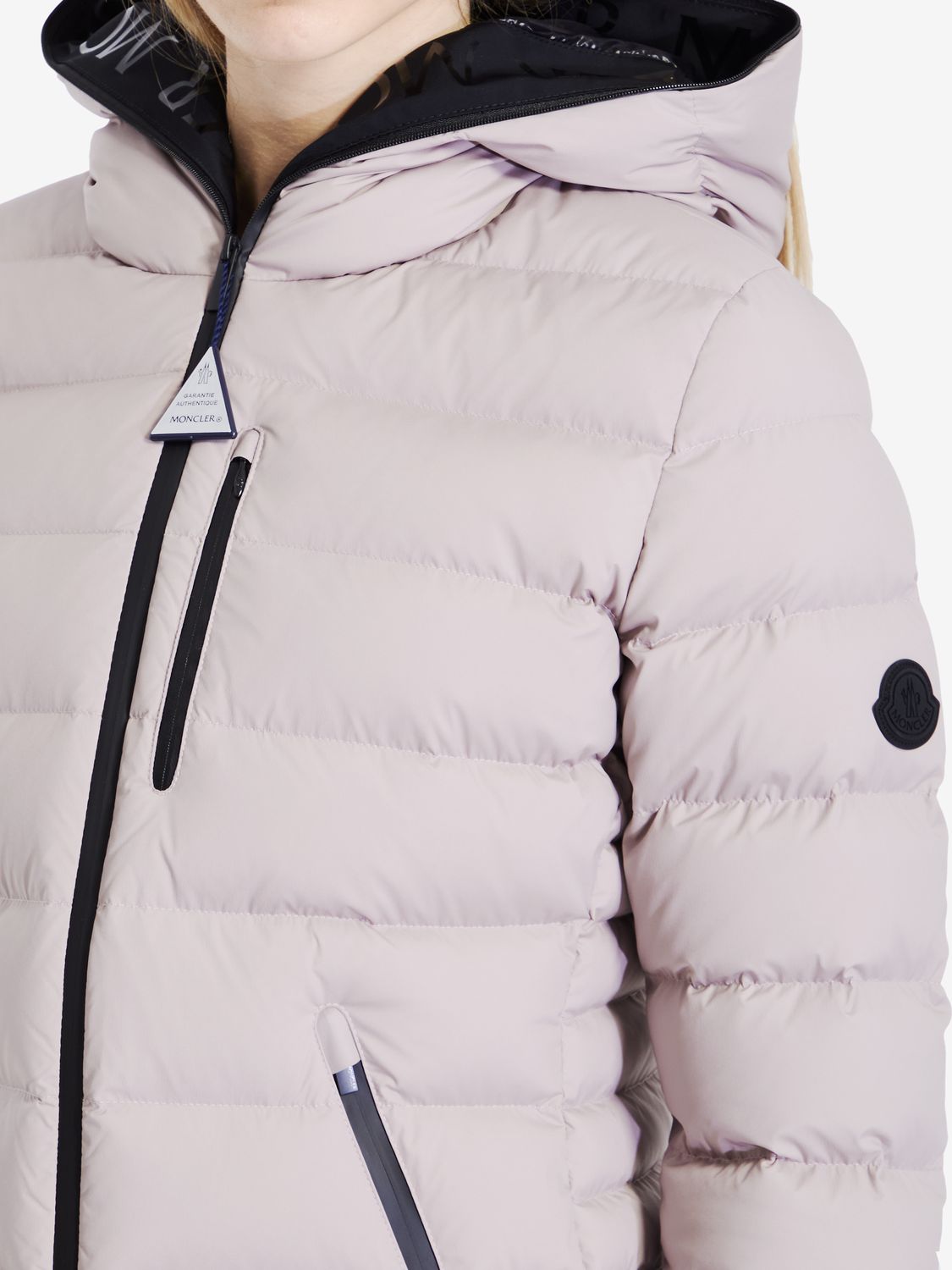 MONCLER Chic Pink Lightweight Mini Down Jacket