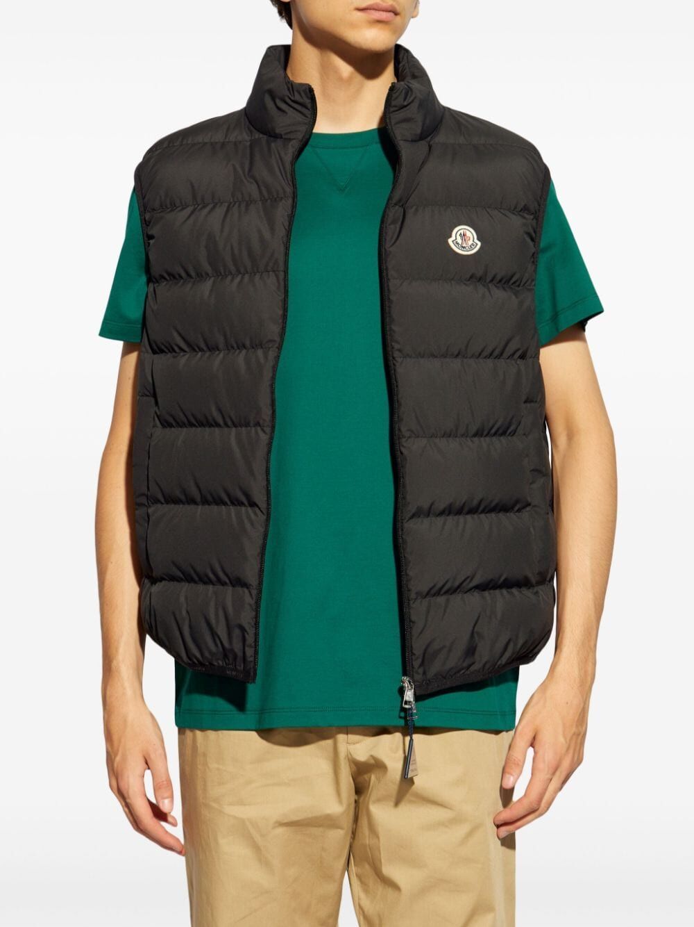 MONCLER Sleek Padded Vest with Contrasting Details