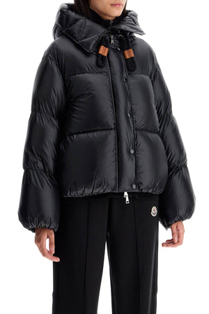 MONCLER Mini Boxy Puffer Jacket with High Collar