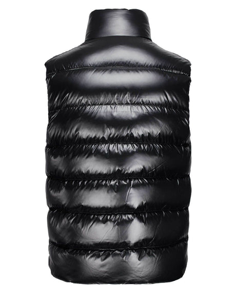 MONCLER Sleek Down Filled Vest with Front Zip Closure