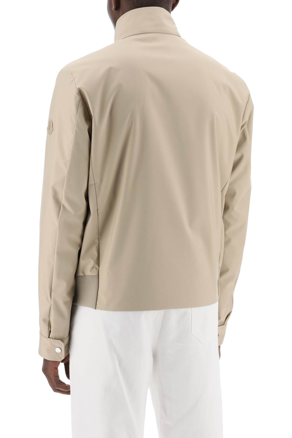 MONCLER Men's Beige Chaberton Short Jacket for SS24