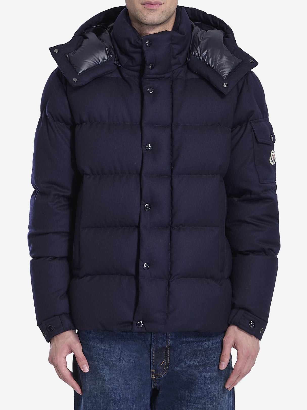 MONCLER Logo Patch Outerwear Jacket for Men - Fall/Winter 2024