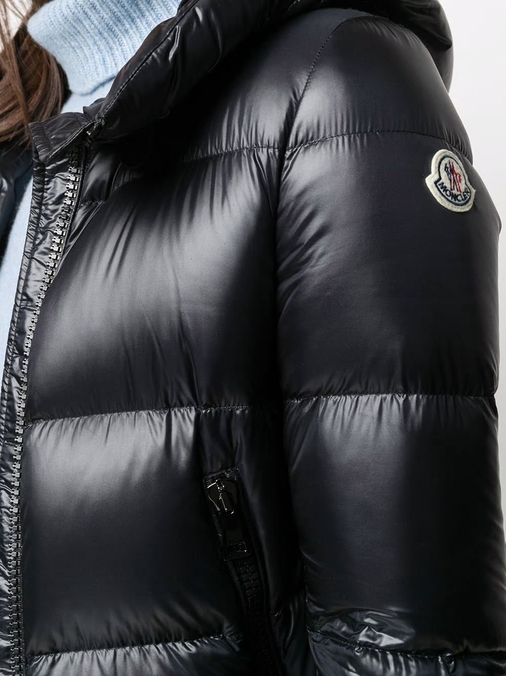 MONCLER Elegant Short Down Jacket with Hood