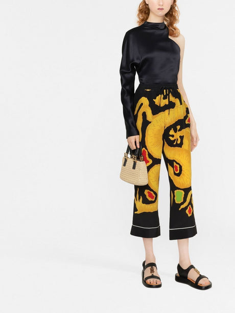 VALENTINO Luxurious Silk Trousers for FW22