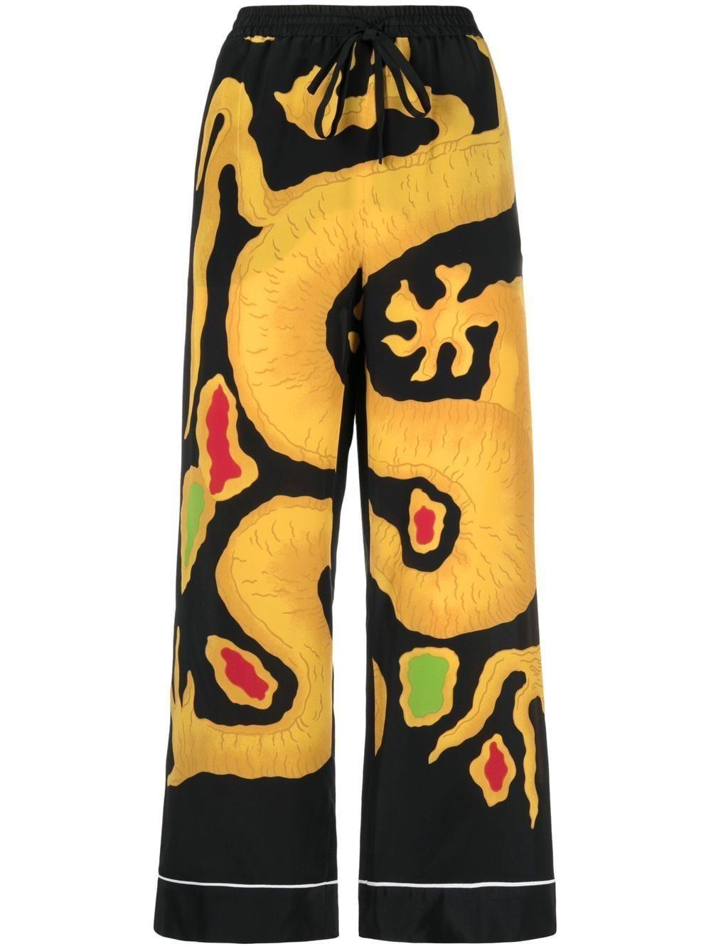 VALENTINO Luxurious Silk Trousers for FW22