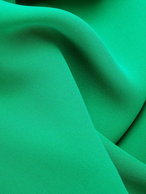 VALENTINO Pure Green Silk Dress for FW22