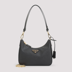 PRADA Leather Shoulder Bag - Mini 22cm x 13cm