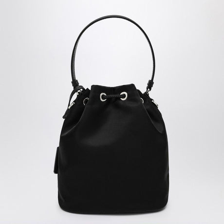 PRADA Chic Mini Bucket Handbag with Embroidered Details