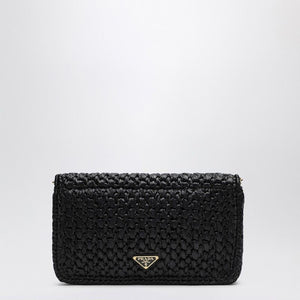 PRADA Chic Crochet Mini Shoulder Handbag with Logo