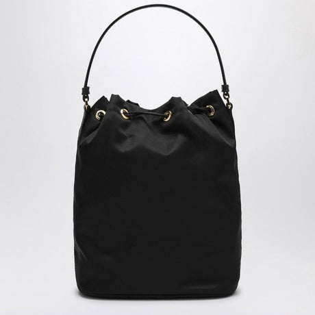 PRADA Modern Black Re-Nylon Bucket Handbag