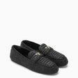 PRADA Chic Raffia Loafers with Logo Accent