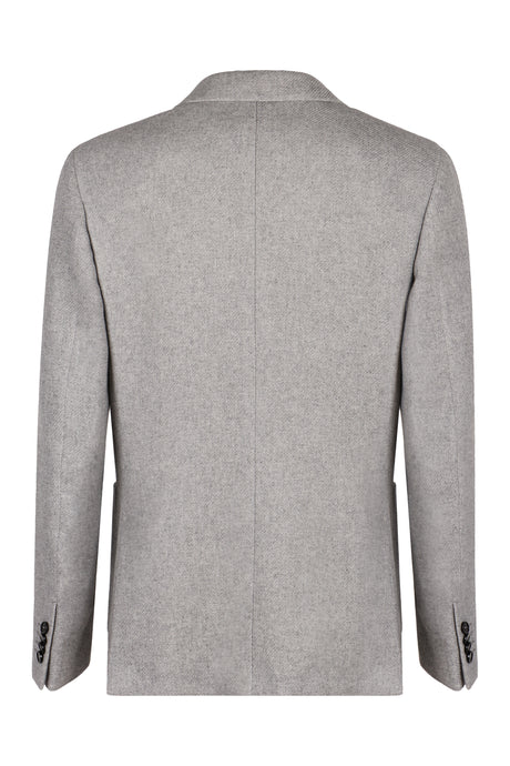 ZEGNA Single-Breasted Two-Button Men's Jacket