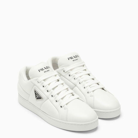 PRADA Low Top Leather Trainer - Women's Fashion Sneakers