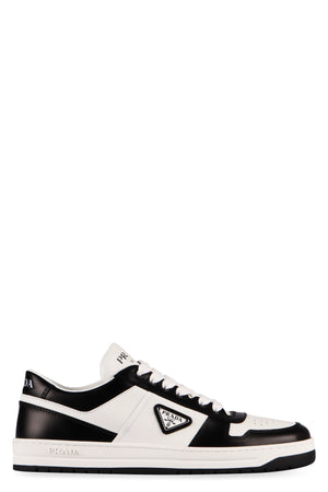 PRADA Downtown Chic Leather Low-Top Sneakers