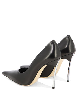 CASADEI Black PUMPS for Women - Pointed Toe Slip-On Shoes for FW23