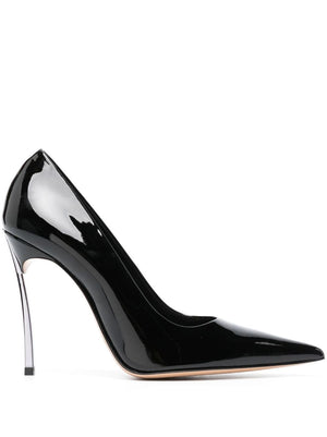 CASADEI Black Pointed-Toe Superblade Pumps for Women - Fall 2024 Collection