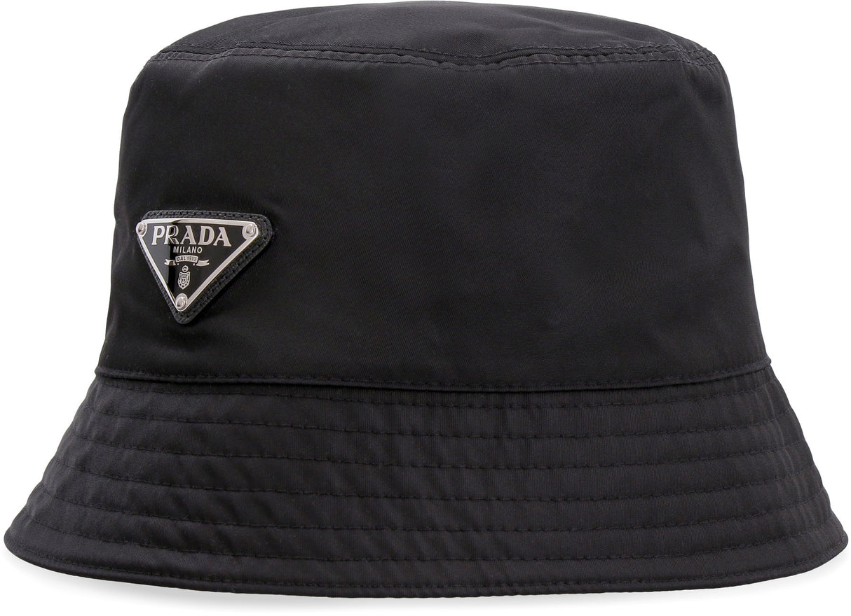 PRADA Eco-Chic Leather Bucket Hat