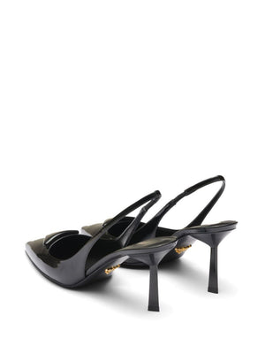 PRADA Sleek Black Patent Slingback Pumps for Women