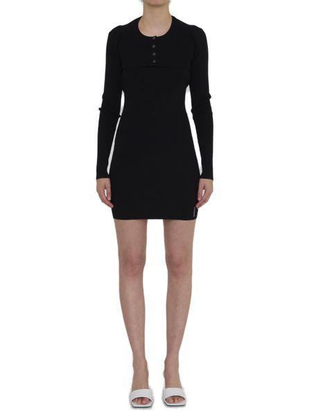 ALEXANDER WANG Chic Twin-Set Mini Dress with Cropped Cardigan