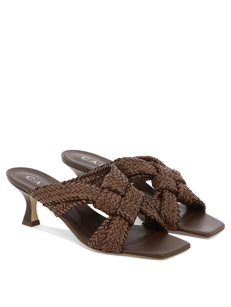 CASADEI Brown Leather Sandals for Women - SS24 Collection