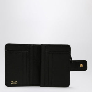 PRADA Mini Zip Around Wallet in Luxurious Leather