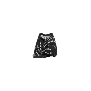 PRADA Versatile Black Pouch Handbag for Stylish Women