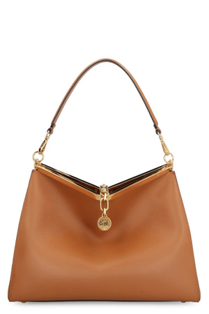 ETRO Saddle Brown Leather Shoulder Bag for Women - FW23 Collection