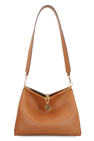 ETRO Saddle Brown Leather Shoulder Bag for Women - FW23 Collection